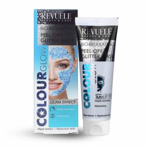 Revuele Peel Off Glitter Mask – Blue 80ML