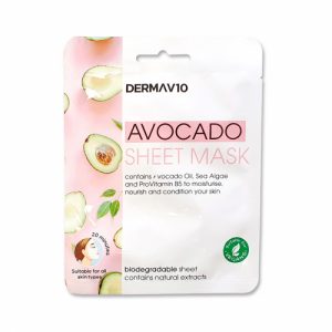 Derma V10 Avocado Sheet Mask
