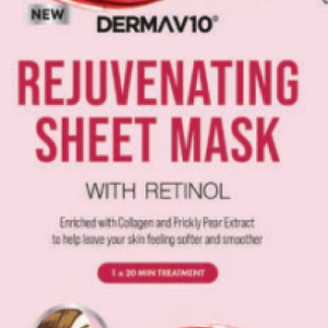 Derma V10 Rejuvenating Retinol Sheet Mask