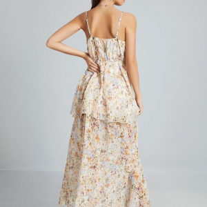 Floral Wrap Dress (Medium/US 6-8/UK 10-12/EU 36-38)
