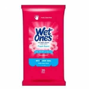 Wet Ones Wipes Fresh Scent Antibacterial 20’s