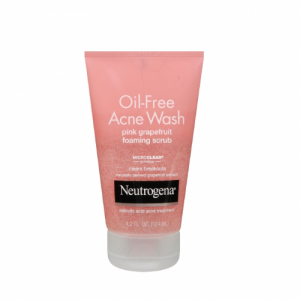 Neutrogena Oil-Free Acne Wash Foaming Scrub Pink Grapefruit 124ML