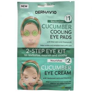 Derma V10 2 Step Eye Kit – Cucumber