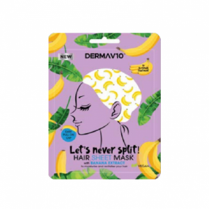 Derma V10 Banana Print Hair Sheet Mask