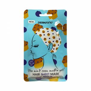 Derma V10 Printed Hair Sheet Mask Muffin B/Berry