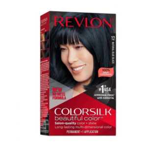 Revlon Colour Silk Nat Blue Black #12 With Keratin