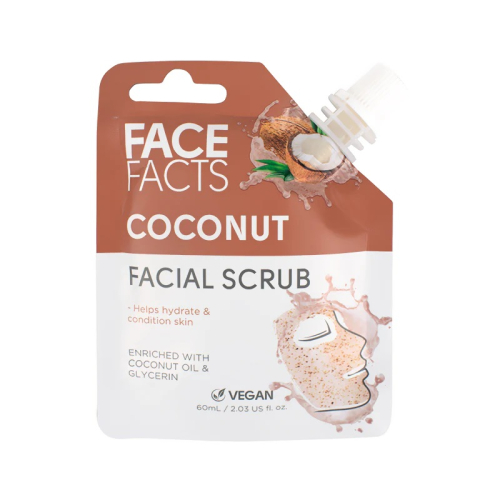 Face Facts Coconut Facial Scrub 60ML