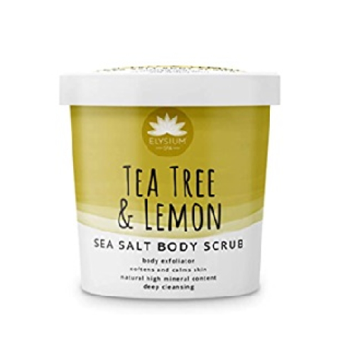 Elysium Spa Tea Tree & Lemon Sea Salt Scrub 200G
