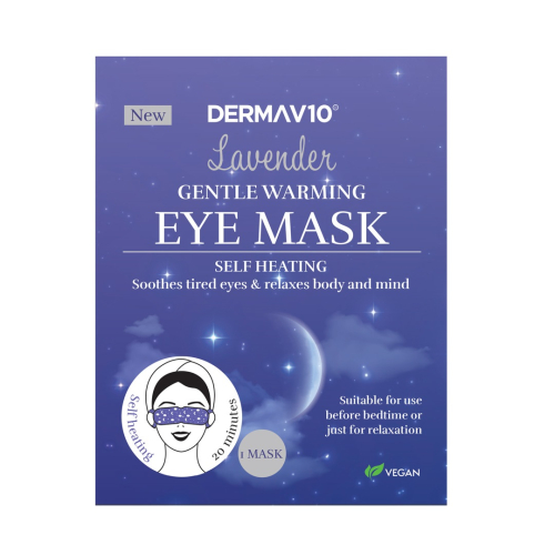 Derma V10 Lavender Gentle warming Eye Mask 1’S