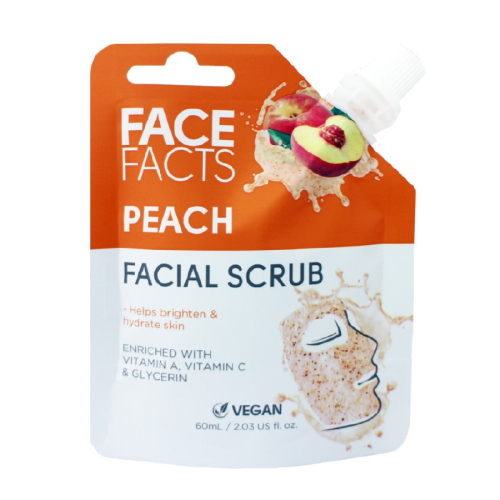 Face Facts Peach Facial Scrub 60ML