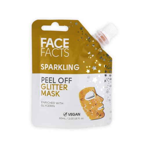 Face Facts Sparkling Glitter Peel Off Mask 60ML (Gold)