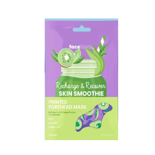 Face Facts Printed Forehead Mask – Skin Smoothie – Recharge & Recover