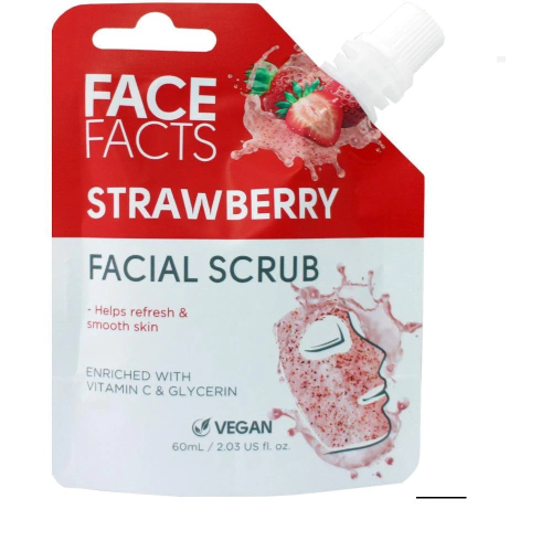 Face Facts Facial Scrub – Strawberry