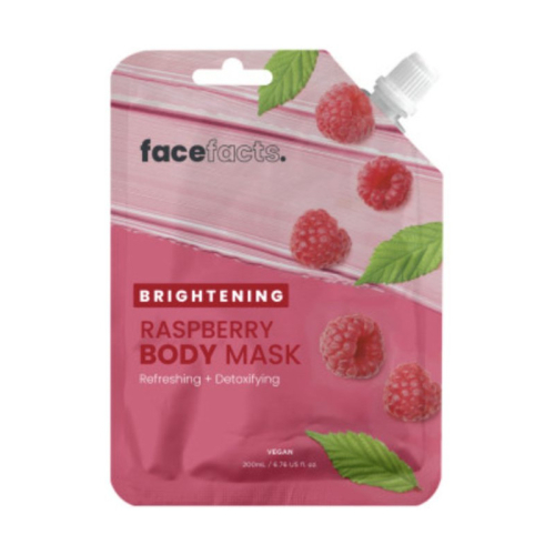 Face Facts Body Mud Mask-Brightening Raspberry
