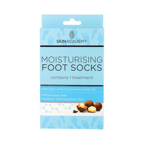 Skin Academy Moisturising Foot Socks – Macadamia Nut